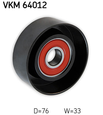 SKF Geleiderol (poly) V-riem VKM 64012