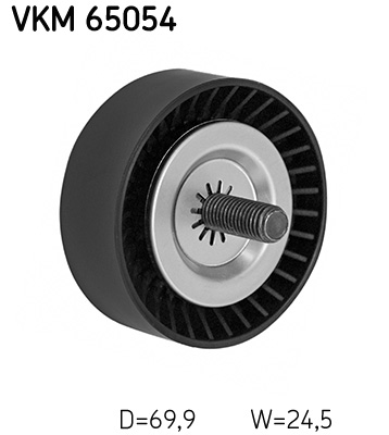 Geleiderol (poly) V-riem SKF VKM 65054