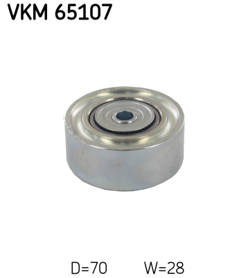 Geleiderol (poly) V-riem SKF VKM 65107