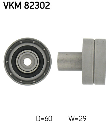 Geleiderol distributieriem SKF VKM 82302