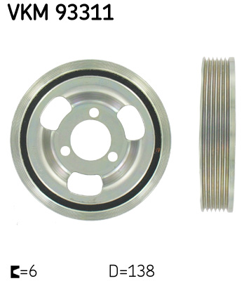 Krukaspoelie SKF VKM 93311