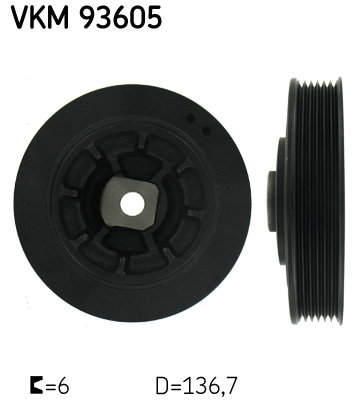 Krukaspoelie SKF VKM 93605