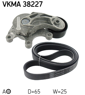 Poly V-riemen kit SKF VKMA 38227