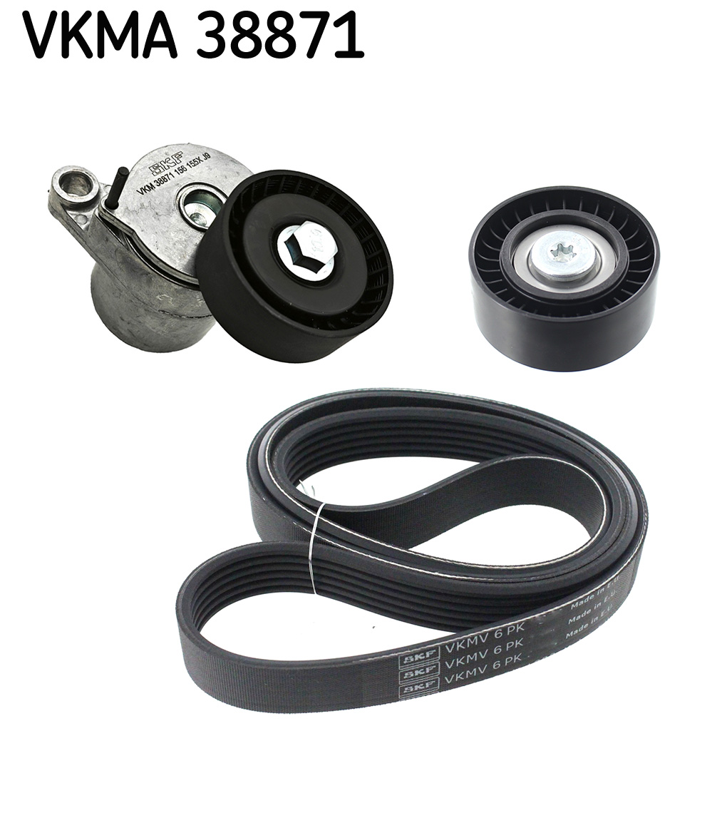 Poly V-riem set SKF VKMA 38871