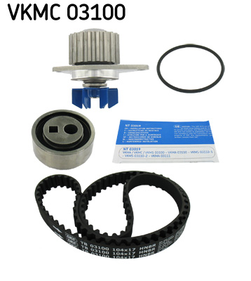 Distributieriem kit inclusief waterpomp SKF VKMC 03100