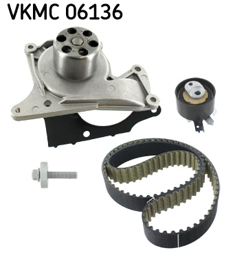 Distributieriem kit inclusief waterpomp SKF VKMC 06136