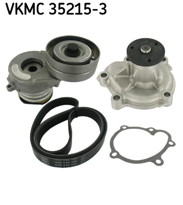 Poly V-riemen kit inclusief waterpomp SKF VKMC 35215-3