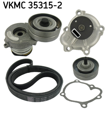 Poly V-riemen kit inclusief waterpomp SKF VKMC 35315-2