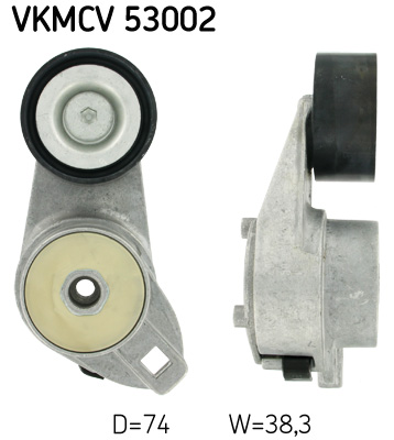 Spanrol (poly) V-riem SKF VKMCV 53002