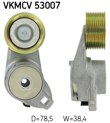 Spanrol (poly) V-riem SKF VKMCV 53007