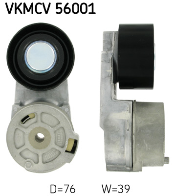 Spanrol (poly) V-riem SKF VKMCV 56001