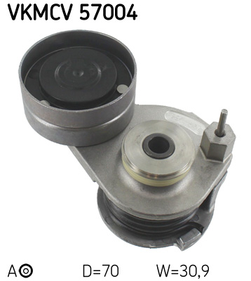 Spanrol (poly) V-riem SKF VKMCV 57004