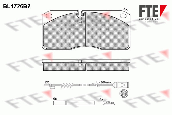 Remblokset FTE BL1726B2