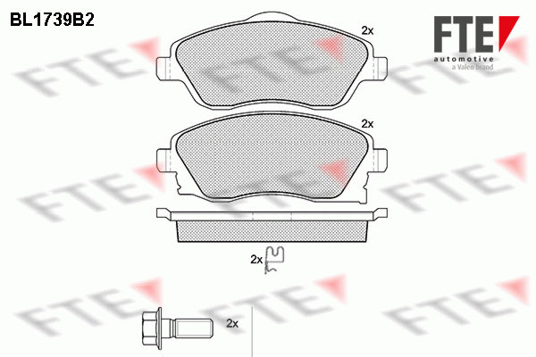 Remblokset FTE BL1739B2