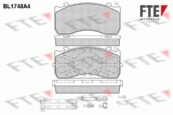 Remblokset FTE 9500028