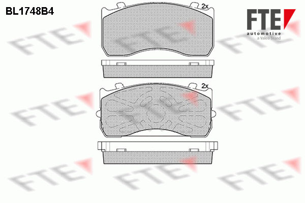 Remblokset FTE BL1748B4