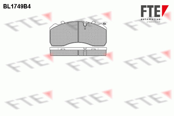 Remblokset FTE BL1749B4