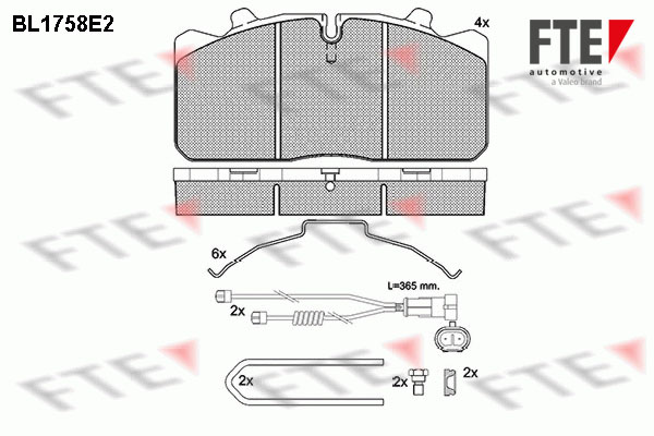 Remblokset FTE BL1758E2