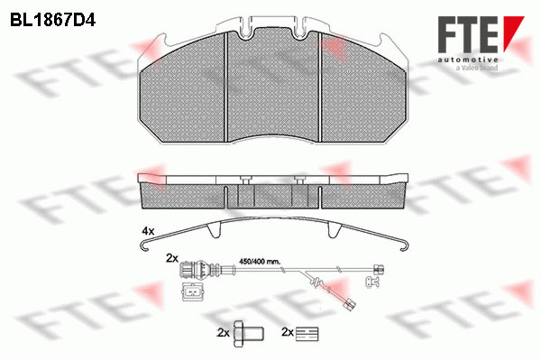 Remblokset FTE 9500055