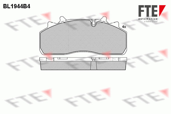 Remblokset FTE BL1944B4