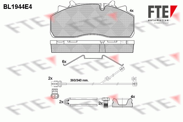 Remblokset FTE BL1944E4