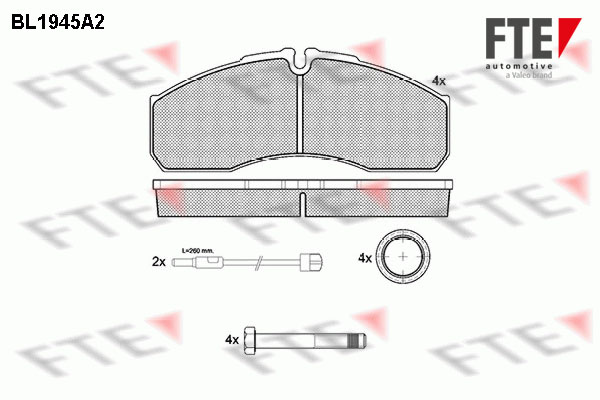 Remblokset FTE BL1945A2