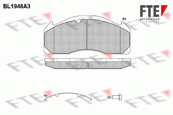 Remblokset FTE BL1946A3