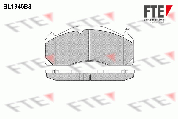 Remblokset FTE BL1946B3