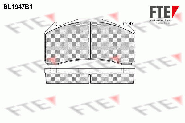 Remblokset FTE BL1947B1