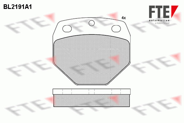 Remblokset FTE BL2191A1