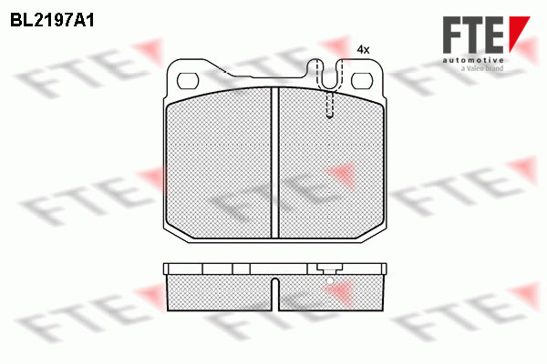 Remblokset FTE BL2197A1