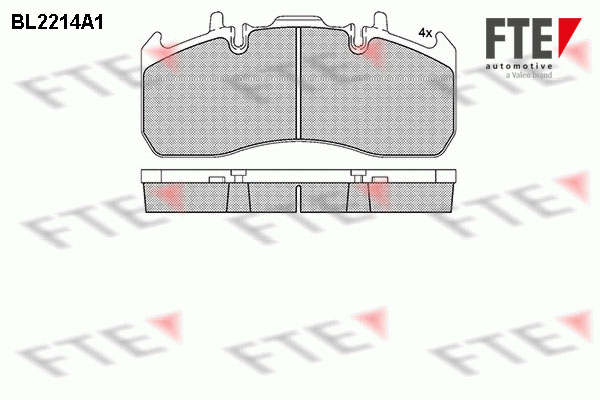 Remblokset FTE BL2214A1