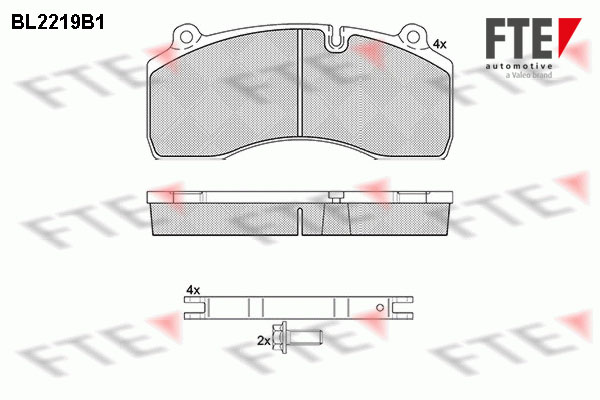 Remblokset FTE BL2219B1