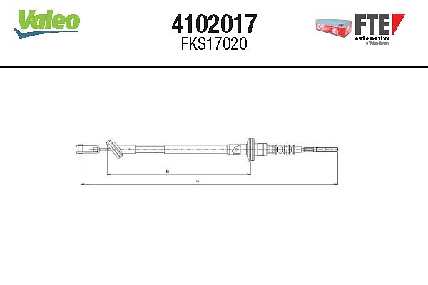 Koppelingskabel FTE 4102017