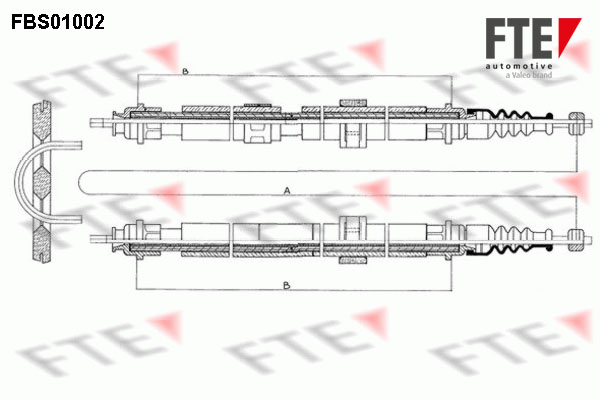 Handremkabel FTE FBS01002