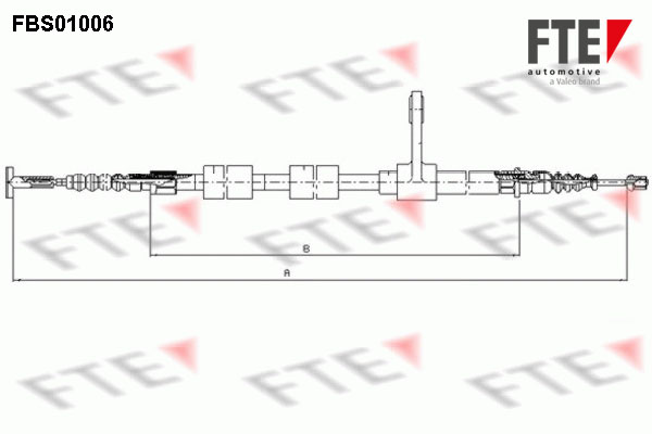 Handremkabel FTE 9250002