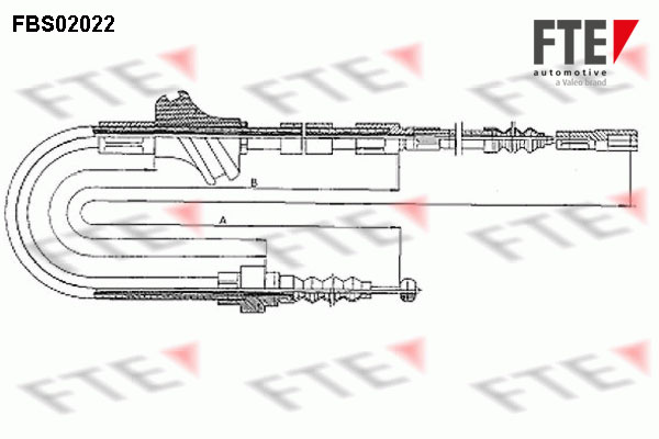 Handremkabel FTE 9250033