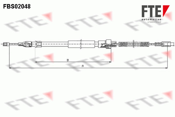 Handremkabel FTE 9250052