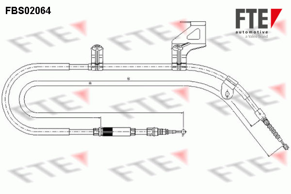 Handremkabel FTE 9250066