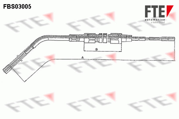 Handremkabel FTE 9250103