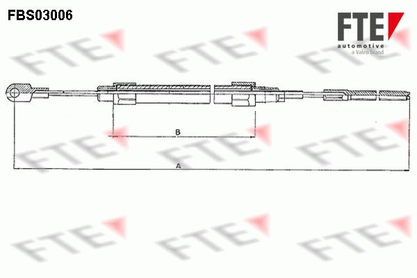 Handremkabel FTE 9250104