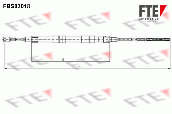 Handremkabel FTE 9250107