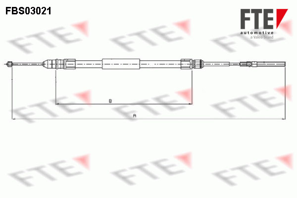 Handremkabel FTE 9250110