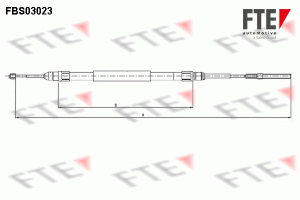 Handremkabel FTE 9250112