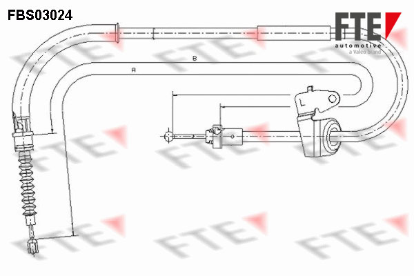 Handremkabel FTE 9250113