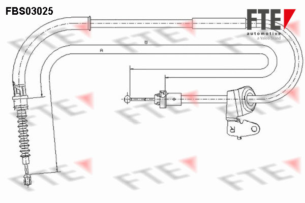 Handremkabel FTE 9250114