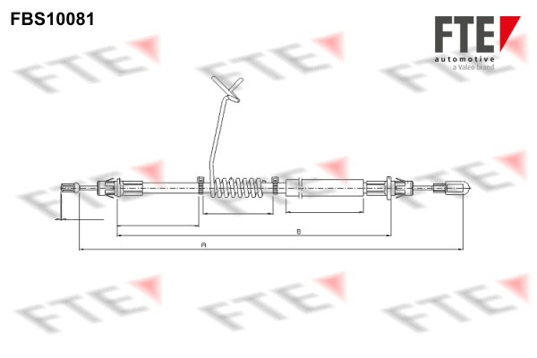 Handremkabel FTE 9250372