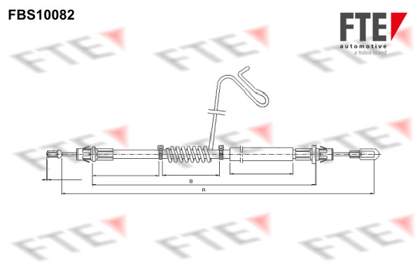 Handremkabel FTE 9250373