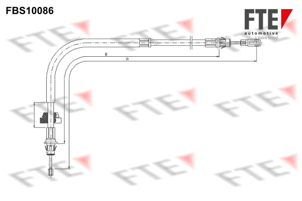 Handremkabel FTE 9250377