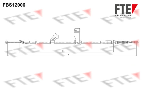 Handremkabel FTE 9250396